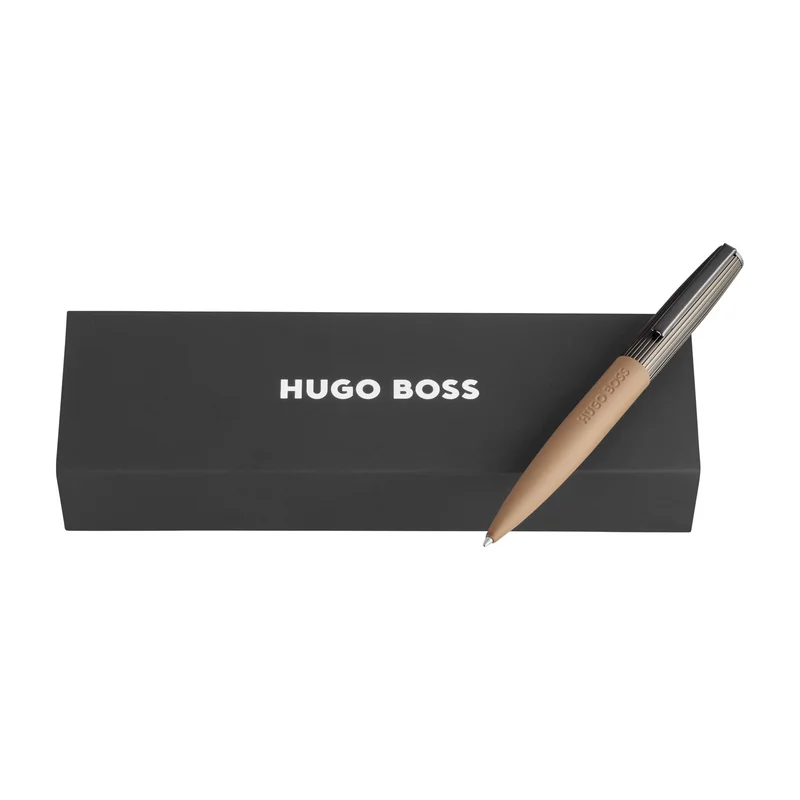 Hugo Boss Ballpoint pen Illusion Arcade, brown-grey