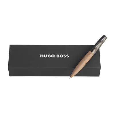 Hugo Boss Ballpoint pen Illusion Arcade, brown-grey