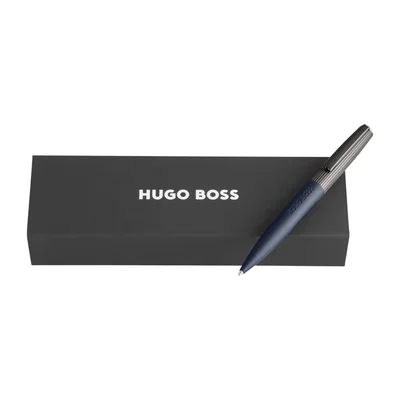 Hugo Boss Химикалка Illusion Arcade, синьо-сива