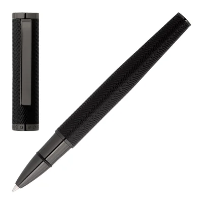 Hugo Boss Roller Pen Formation Herringbone, in box, black