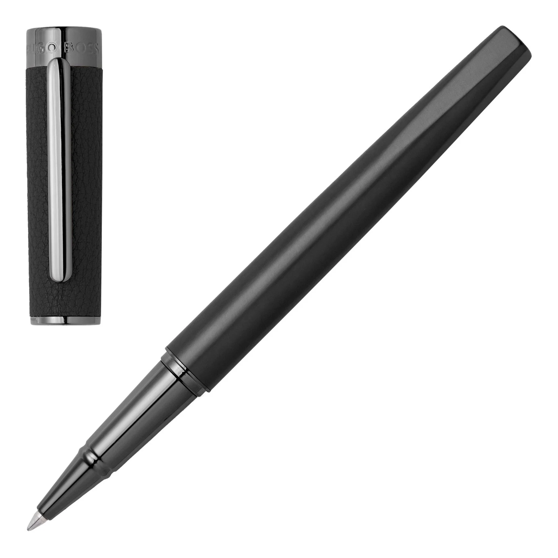 Hugo Boss Ролер Corium, в кутия, черен