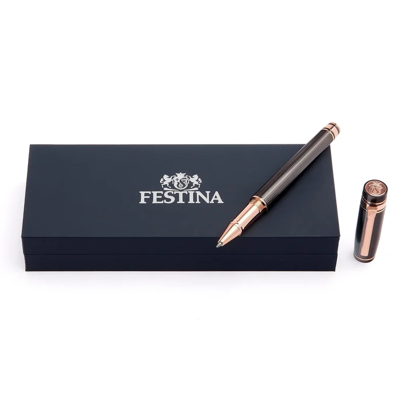 Festina Rollerball Bold Stripe, boxed, rose gold