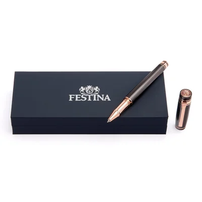 Festina Rollerball Bold Stripe, boxed, rose gold