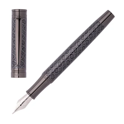 Fountain pen Cerruti 1881 Logomania, in box, grey