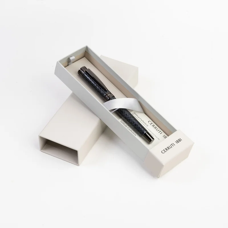 Fountain pen Cerruti 1881 Logomania, in box, grey