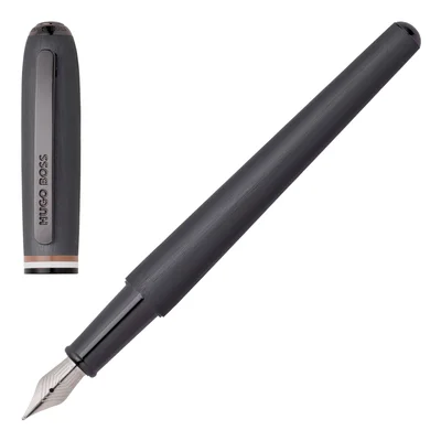 Hugo Boss Pen Contour Iconic, in Box, Dark Grey