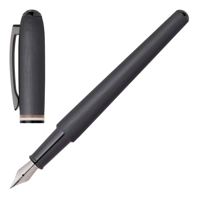 Hugo Boss Pen Contour Iconic, in Box, Dark Grey