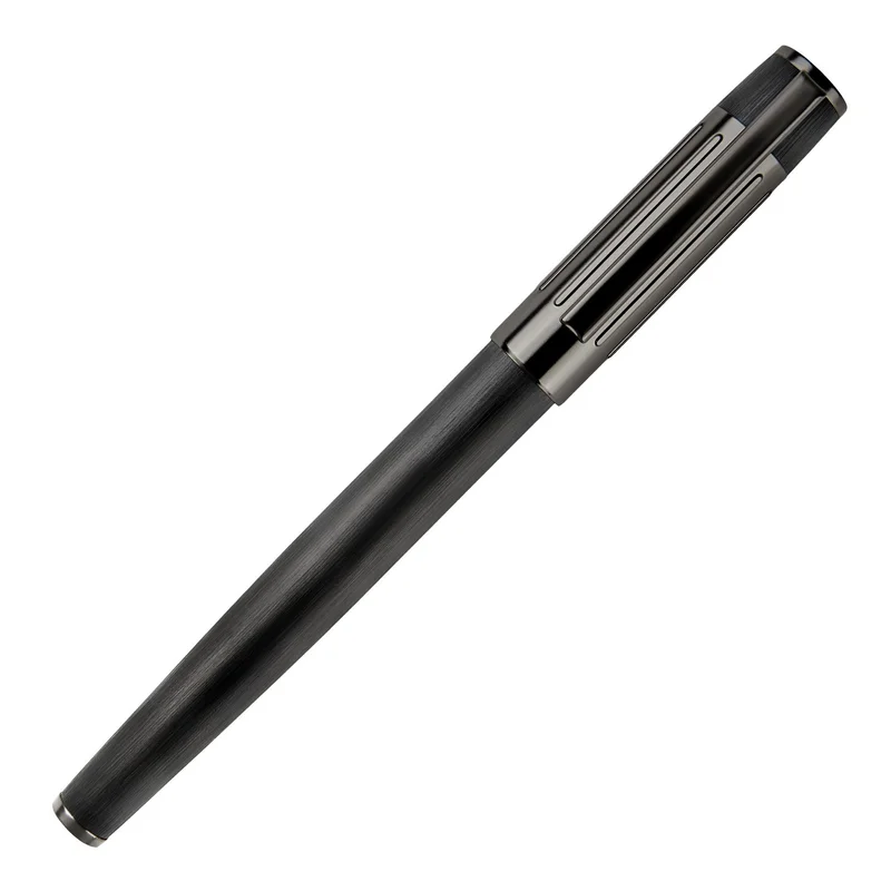Hugo Boss Fountain pen Gear Ribs, in box, black