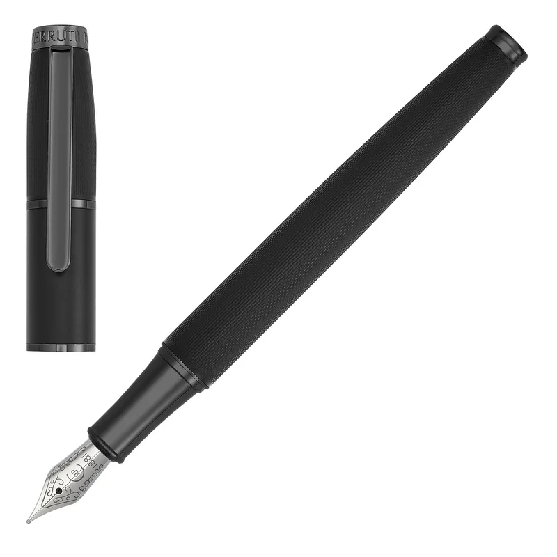 Cerruti 1881 Fountain pen Brick, in box, black