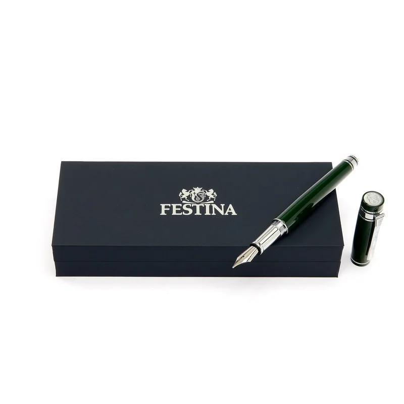 Festina Писалка Bold Classic, в кутия, зелена