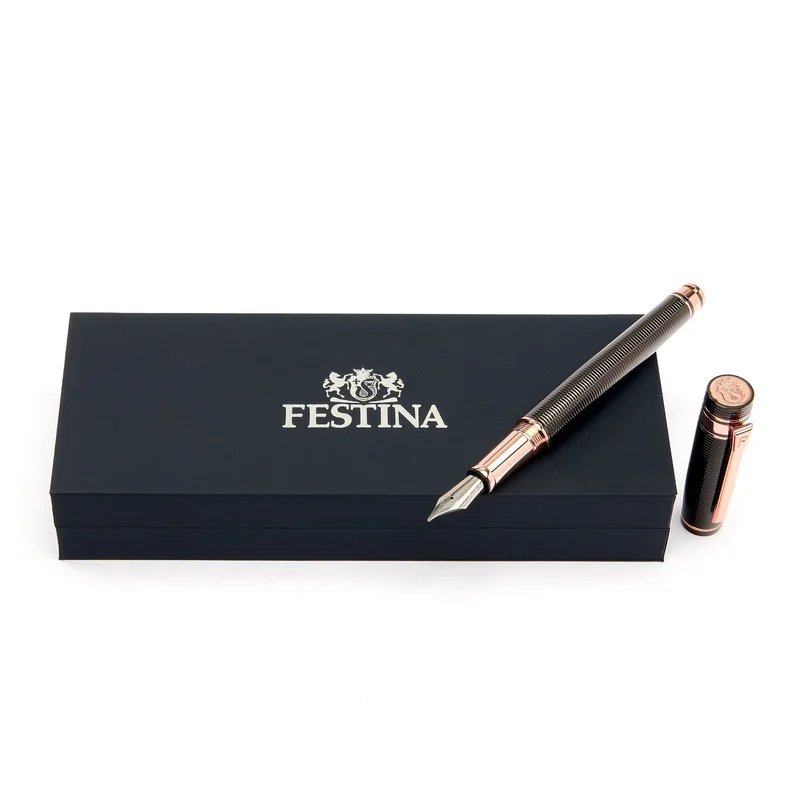 Festina Fountain pen Bold Stripe, boxed, rose gold