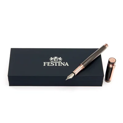 Festina Fountain pen Bold Stripe, boxed, rose gold
