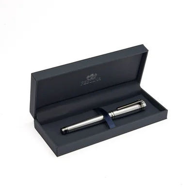 Fountain pen Festina Bold Stripe, in box, chrome