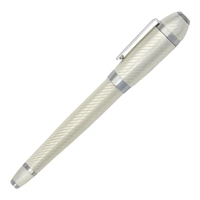 Hugo Boss Pen Arc Futurist, in case, silver