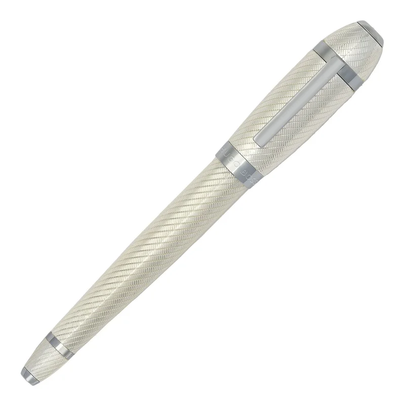 Hugo Boss Pen Arc Futurist, in case, silver