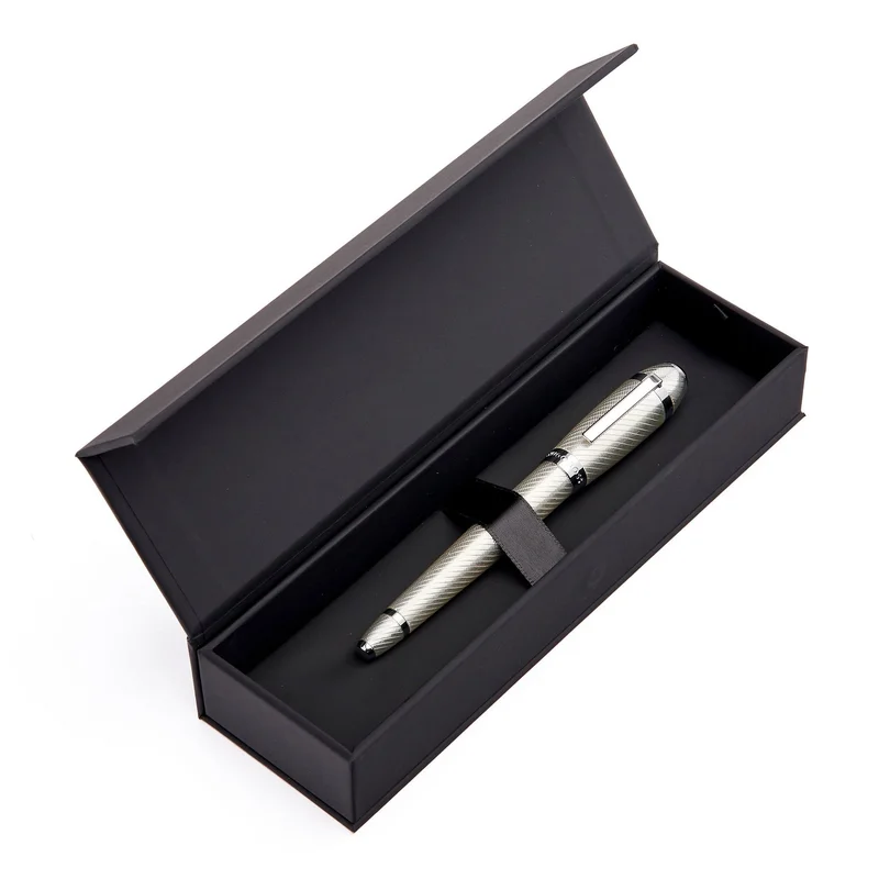 Hugo Boss Pen Arc Futurist, in case, silver