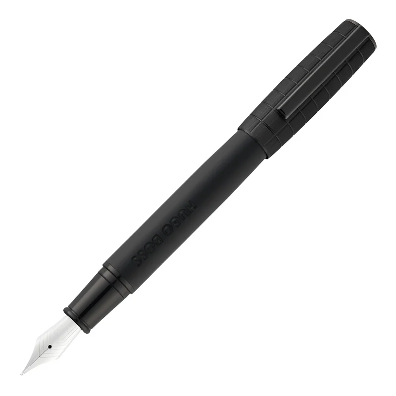 Hugo Boss Fountain pen Arche Bauhaus, black