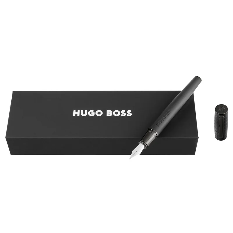Hugo Boss Fountain pen Arche Bauhaus, black