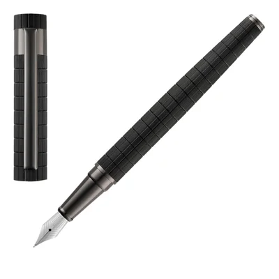 Hugo Boss Fountain pen Loop Bauhaus, black