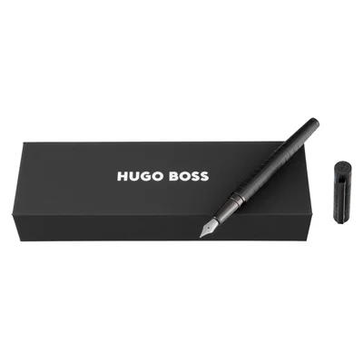 Hugo Boss Fountain pen Loop Bauhaus, black