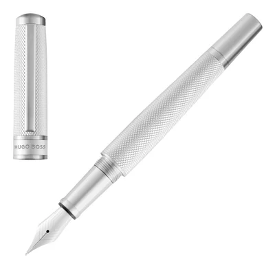 Hugo Boss Fountain pen Totem, silver