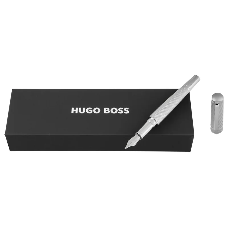 Hugo Boss Fountain pen Totem, silver