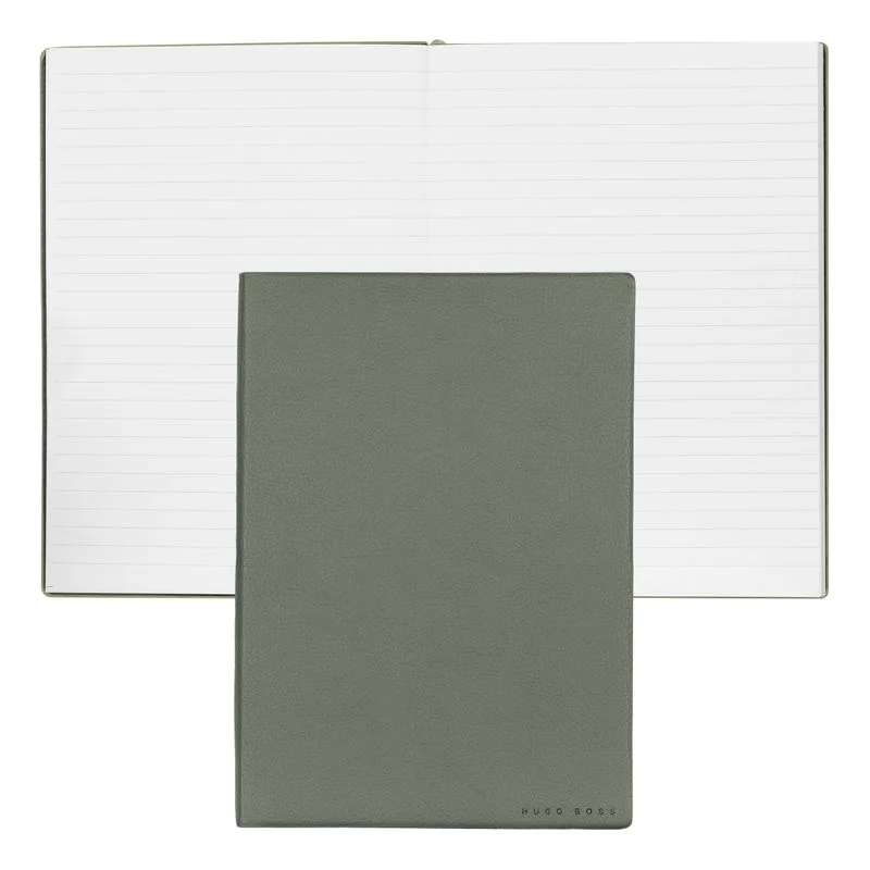Hugo Boss Notebook Essential Storyline, ruled, A5, dark green
