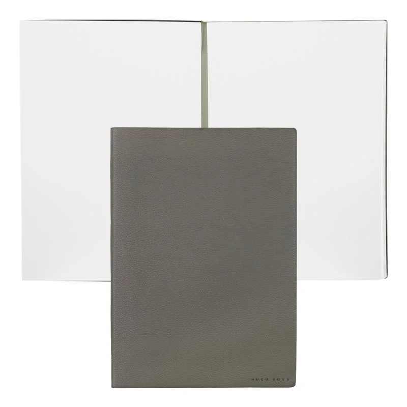 Hugo Boss Notebook Essential Storyline, Blank Pages, B5, Dark Green