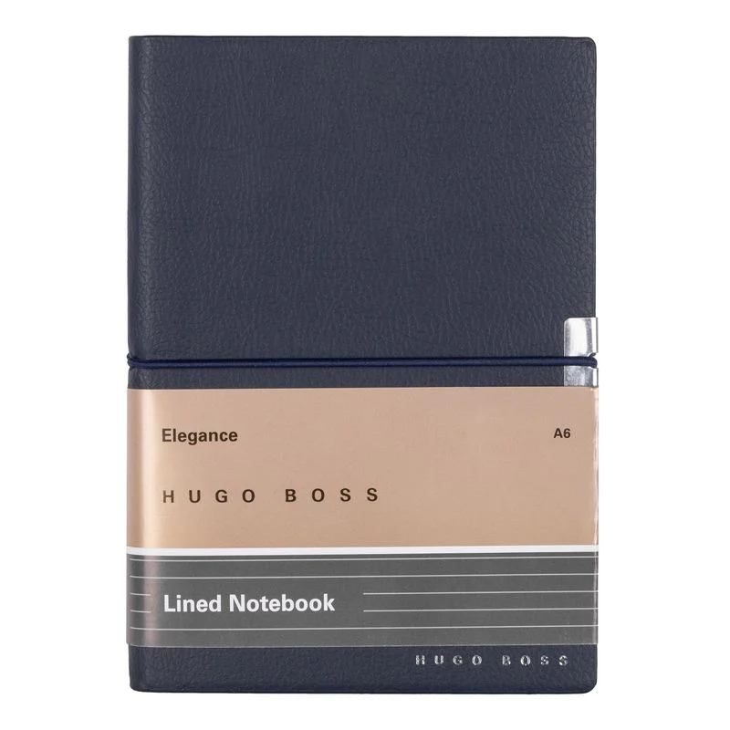 Hugo Boss Notebook Elegance Storyline, ruled, A6, dark blue