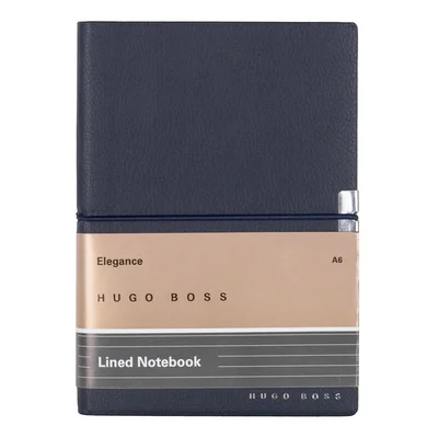 Hugo Boss Notebook Elegance Storyline, ruled, A6, dark blue