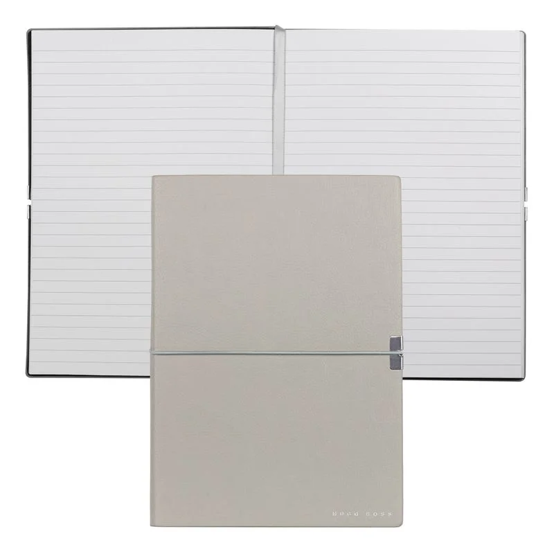 Hugo Boss Notebook Elegance Storyline, lined, A5, grey