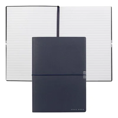 Hugo Boss Notebook Elegance Storyline, ruled, A5, dark blue