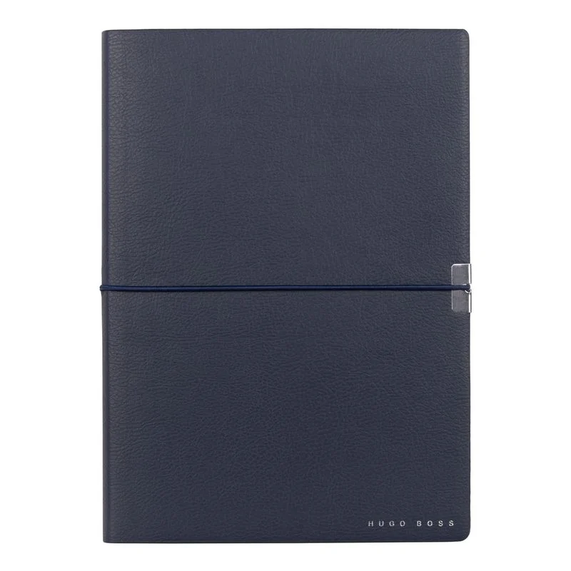 Hugo Boss Notebook Elegance Storyline, ruled, A5, dark blue