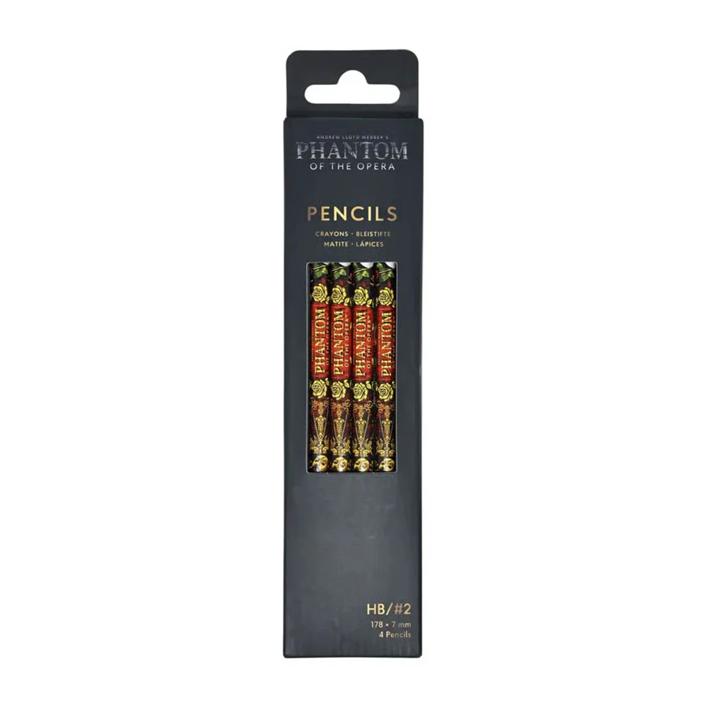 PAPERBLANKS MASKED MELODY PENCIL PACK OF 4