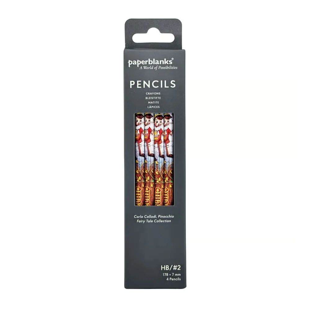 PAPERBLANKS PINOCCHIO PENCIL PACK OF 4