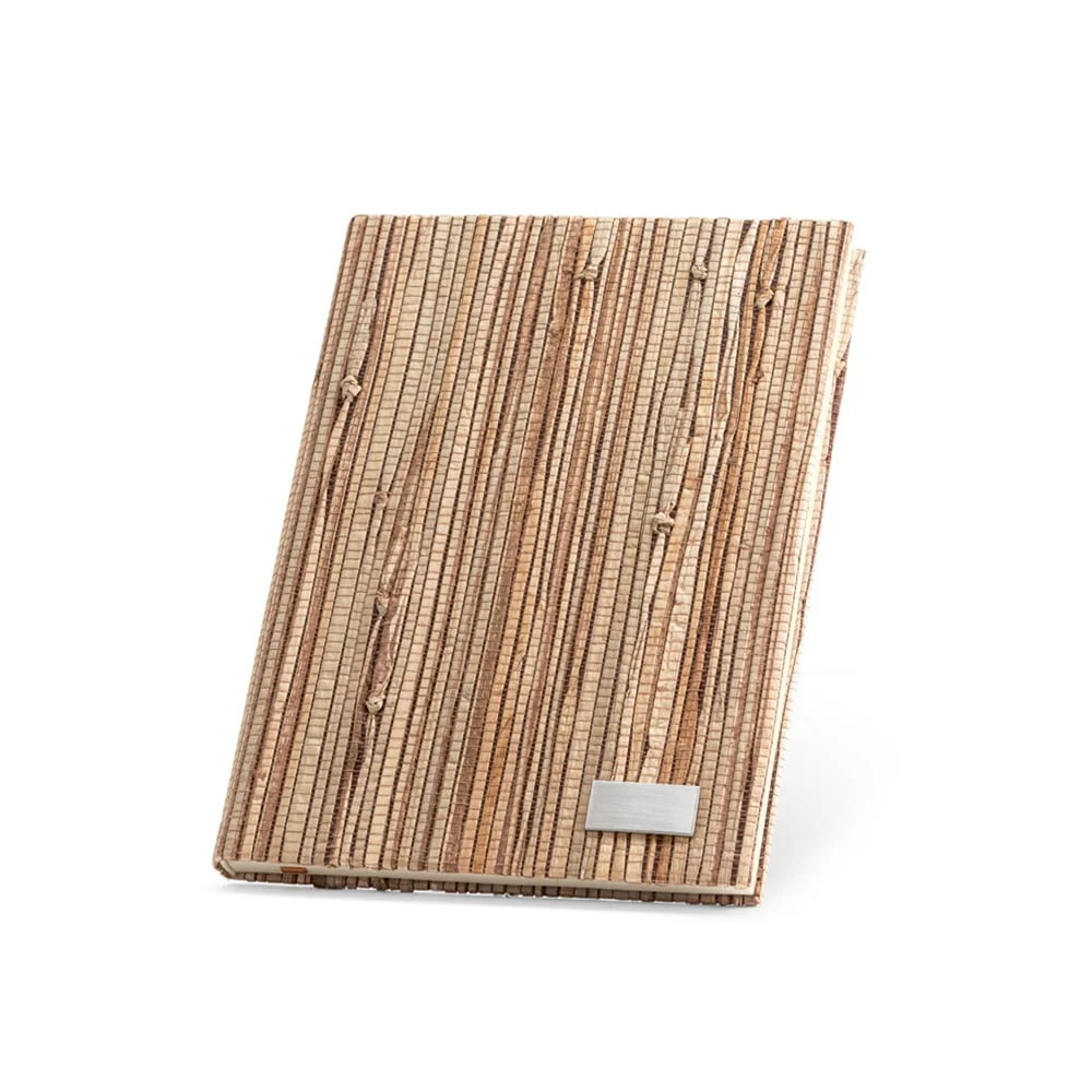 Notebook Neruda, A5, natural straw fibers, 96 sheets