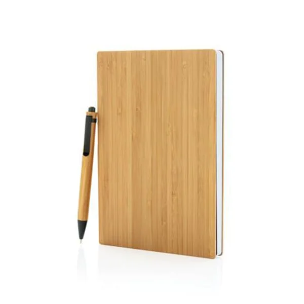 XD Notebook Bamboo, A5, 90 sheets, with included pen