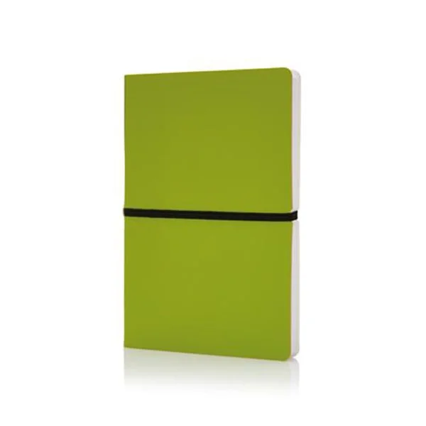XD Notebook Deluxe, A5, with elastic, soft cover, 96 sheets, green