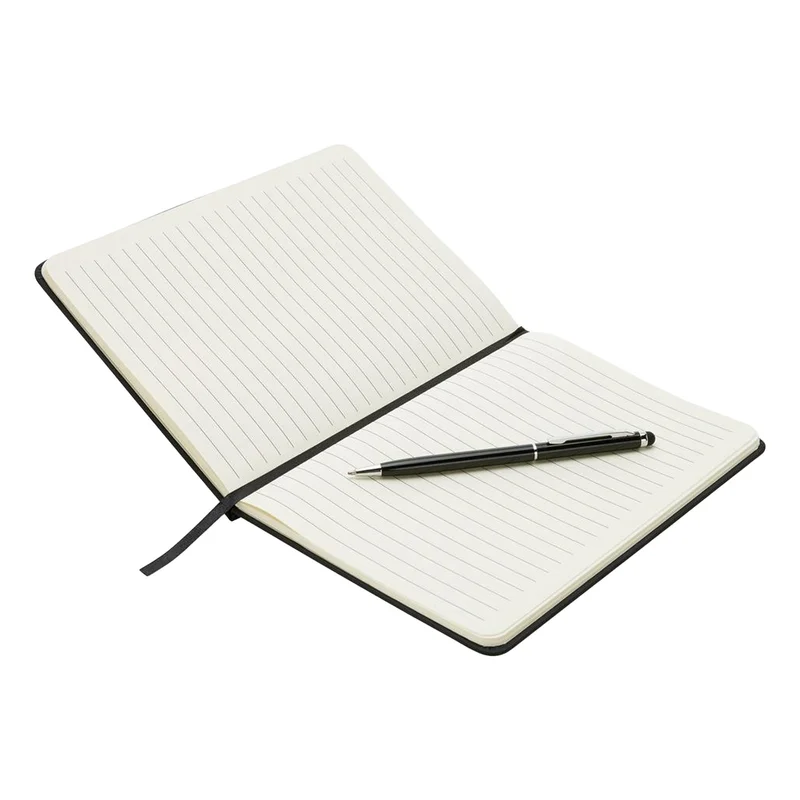 XD Set notebook and pen, A5, black