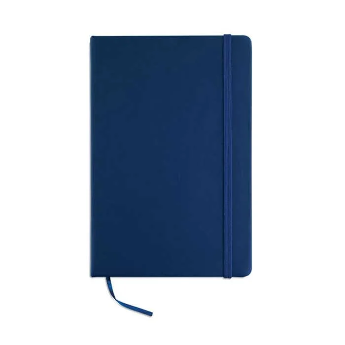 Notebook Sofia, A5, with elastic, wide ruled, 80 sheets, blue
