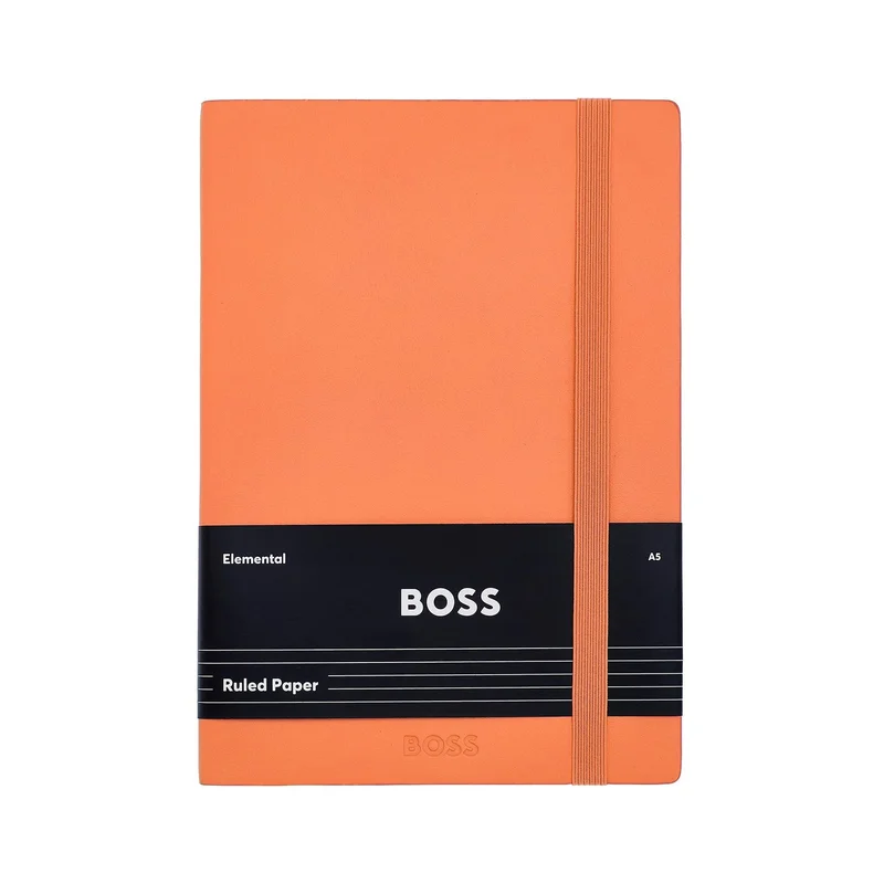 Hugo Boss Notebook Pastel Classic, A5, lined, orange