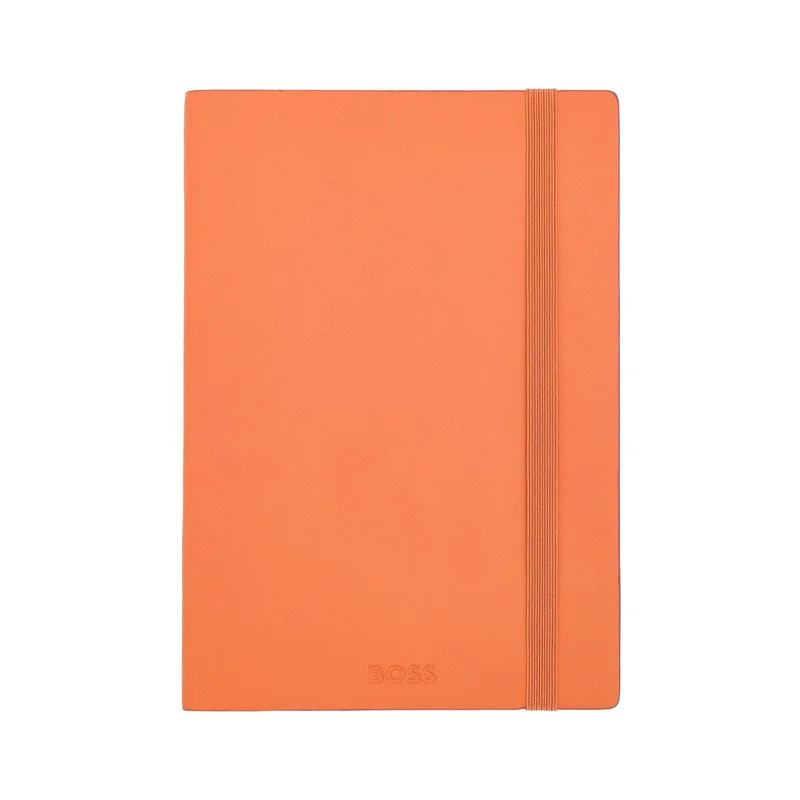 Hugo Boss Notebook Pastel Classic, A5, lined, orange