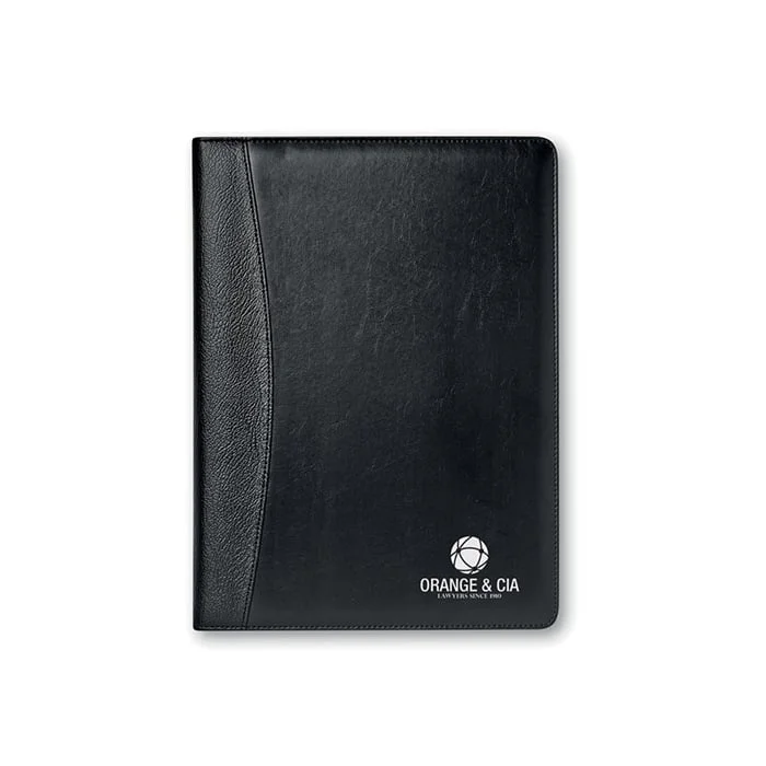 More Than Gifts Conference folder Nadia, A4, faux leather, black