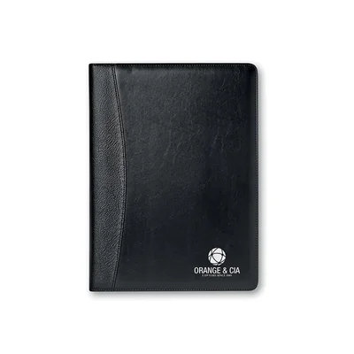 More Than Gifts Conference folder Nadia, A4, faux leather, black