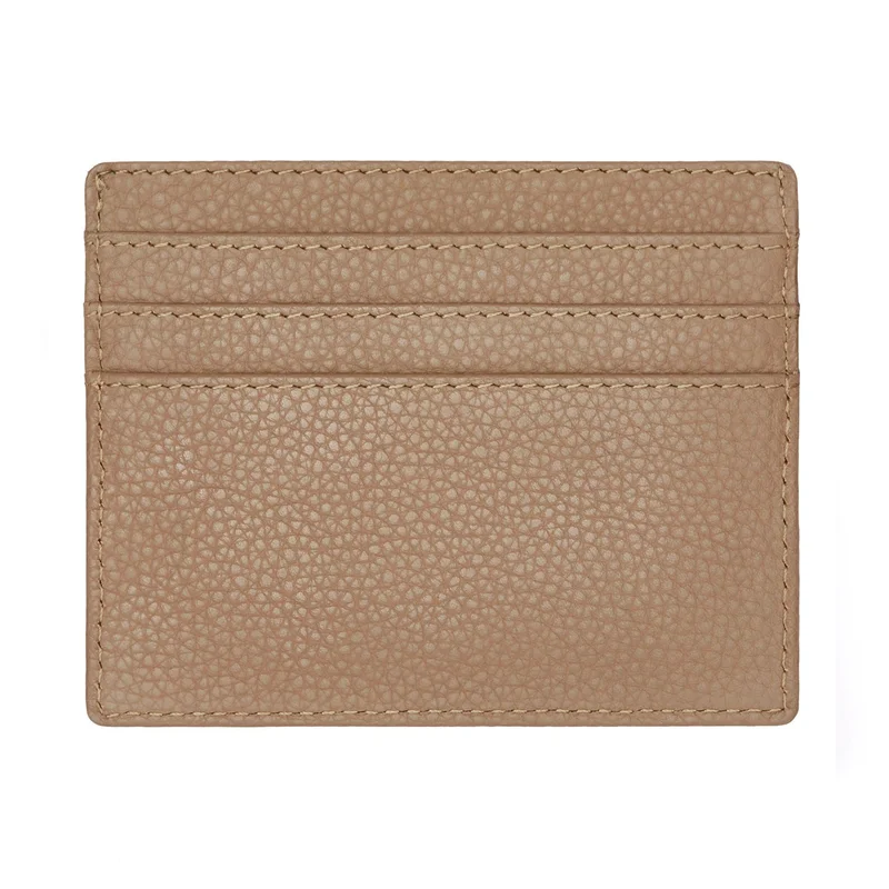 Hugo Boss Card Case Classic Grained, with 6 Compartments, Caramel
