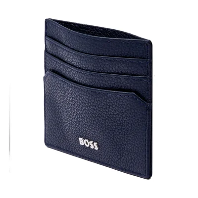 Hugo Boss Card holder Classic Grained, 6 slots, dark blue