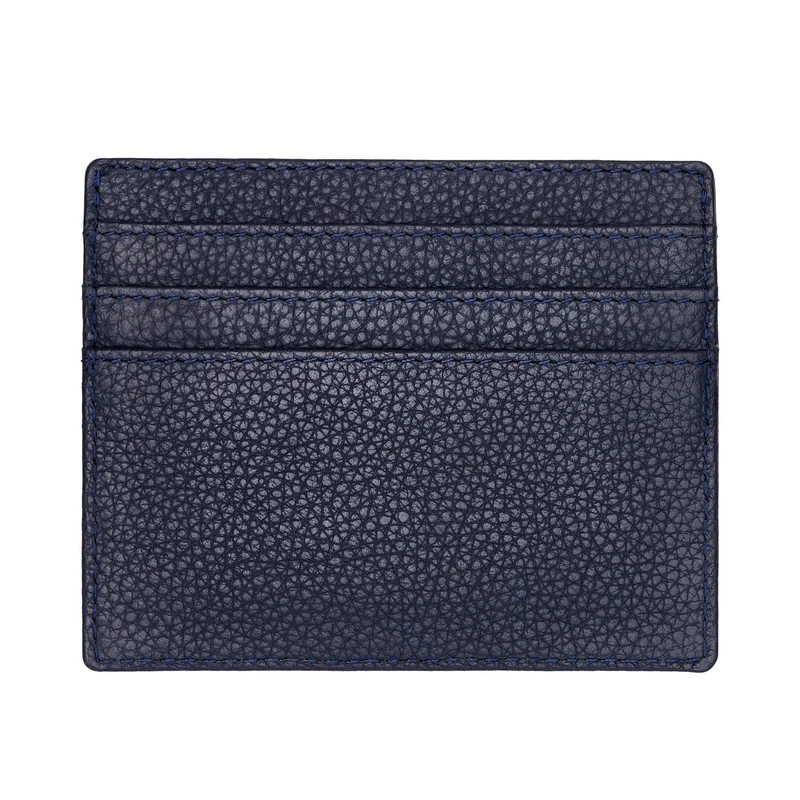 Hugo Boss Card holder Classic Grained, 6 slots, dark blue