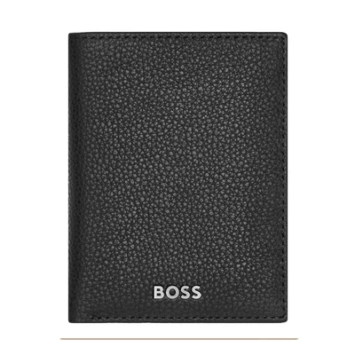 Hugo Boss Card holder Classic Grained, with 8 slots, black