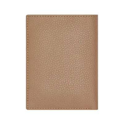 Hugo Boss Card holder Classic Grained, 8 slots, caramel