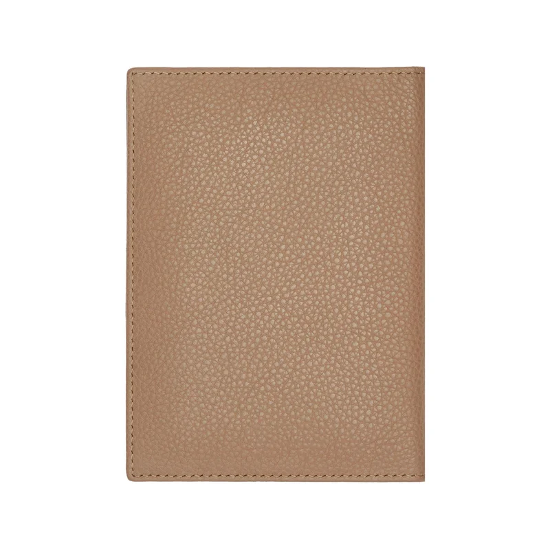 Hugo Boss Passport Holder Classic Grained, caramel